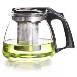 Чайник Гермес, стекло / пластиковая ручка 900 мл - Fujian Province Guang Fu Tea фото 2