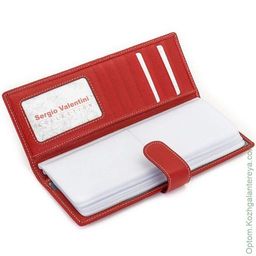 Женская кожаная визитница Sergio Valentini СВ 8093-075 фото 2