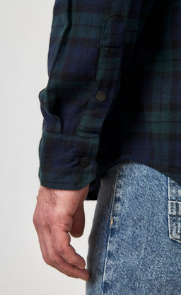 Рубашка фланель P321-0480 emerald - Primm фото 7