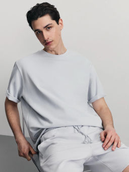 Футболка из плотного хлопка / Zarina  фото 16