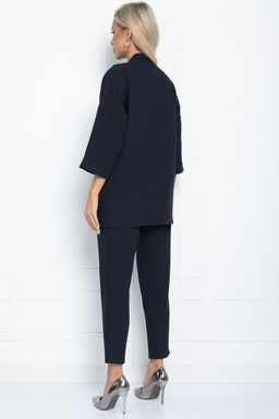 Костюм Мировая тенденция (синий) К11128 - Lt collection фото 2