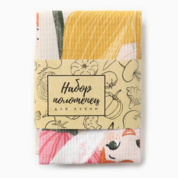 Набор полотенец кух. Доляна Happy Spring 35х60см-2шт, 100% хл фото 9