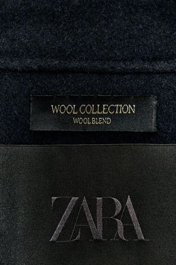 OVERSIZE WOOL BLEND CAPE ZW COLLECTION LIMITED EDITION - Zara фото 5