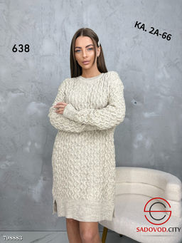 Туника двухцветная из шерсти - Bruno фото 3