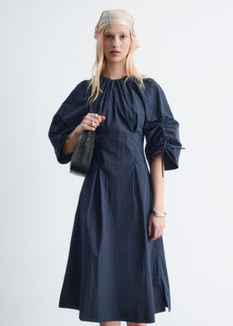 Vestido midi escultural con cordones de ajuste - H&m фото 9