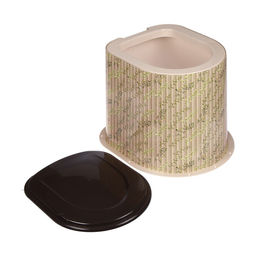 Туалет дачный, h=36 см, без дна, с отверстиями для крепления к полу, бежевый