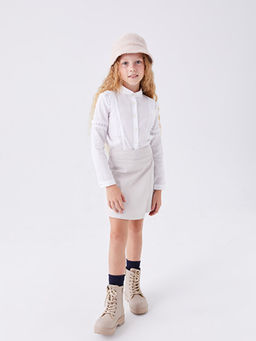 Dantel Detayl? Uzun Kollu K?z ?ocuk G?mlek - Waikiki фото 3