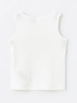 Bisiklet Yaka Kolsuz K?z Bebek Barbie Bask?l? Atlet - Waikiki фото 3