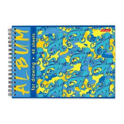 Светоч Альбом для рисования 100 г/м2 A4 29 х 20.5 см 6 шт. на гребне 48 л. 48АЛГР4_000274 Милые и ужасные