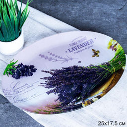 Блюдо овальное 25 см / S450110AW BB037 GREY B /уп 6/48/ цветная коробка