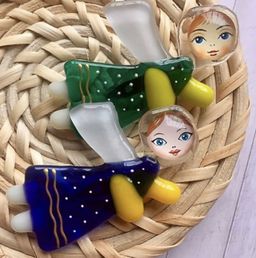 Брошь Летящий ангел