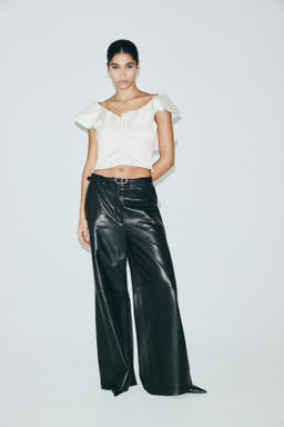 Top con escote de volantes en V - H&m фото 5