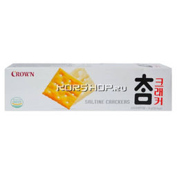 Хрустящие соленые крекеры Cham Crown, Корея, 56 г Акция