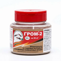 Гром-2М (180г) ср-во от садовых муравьев, почвенных комнатных мушек