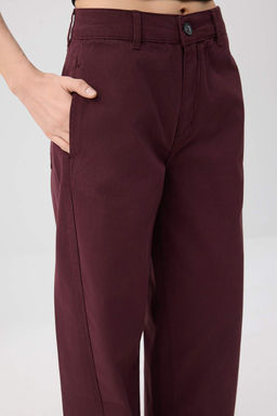 Beyaz Gabardin Kal?n Yumusak Tuseli Barrel Pantolon TWOSS26PL00084 - Trendyolmilla фото 10