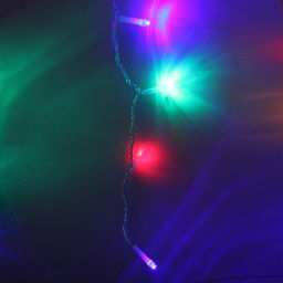 Гирлянда для улицы ЗАНАВЕС "Мерцание" ш2* в3,0 м 480 ламп LED, прозрач.пров,1 реж.,IP-54, Мультицвет, белый мерцает (возможность соединения)