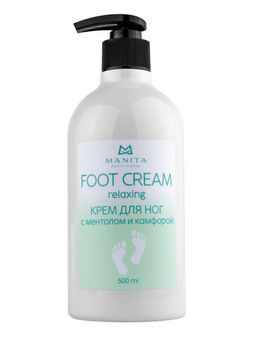 Manita Professional Крем для ног с ментолом и камфорой, 500 мл
