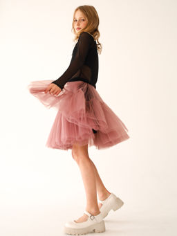 Юбка фатиновая, пудра - Inzibe фото 2