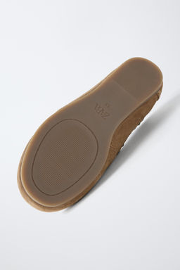 N?UTICO TACHAS PIEL / Beige - Zara фото 3