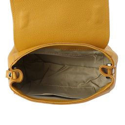 Женская сумка с ручкой DIVAS BAG ARGELIA Артикул 2360007, горчичный  фото 5