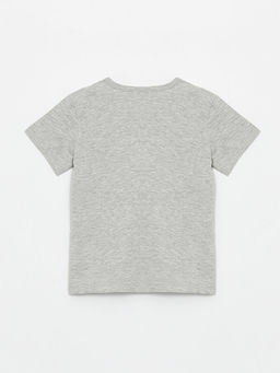 Bisiklet Yaka K?sa Kollu Bask?l? Erkek Bebek Ti??rt 2li