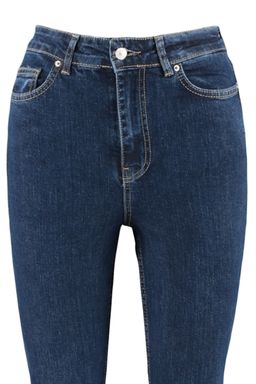 TRENDYOLMILLA Koyu Mavi Super Yuksek Bel Flare Jeans TWOSS23JE00064 фото 7