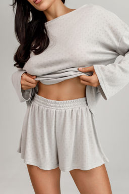 1506 БЕЛАЯ ПИЖАМА (РОМБ) - Karolina фото 11