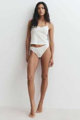 Pack de 2 bragas thong en pointelle - H&m фото 8