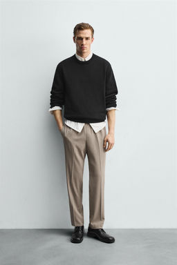 PANTAL?N CINTURA JOGGER CONFORT / Tostado vigor?
