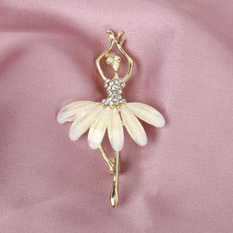 Брошь Балерина / 3396-1 /уп 24/