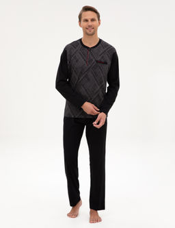 Siyah Pijama Tak_m_