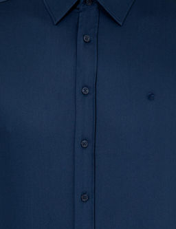 Lacivert Slim Fit Uzun Kollu Basic G_mlek - Cacharel фото 6