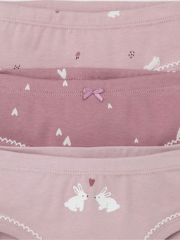 К 1978-3уп/морозная вишня,розовый лед,зайки Ал, набор трусы/ уп