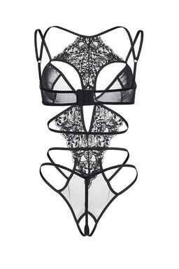 Эротическое боди Erolanta Eva, черный (50-52) фото 9