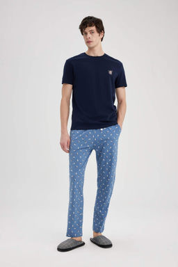 Regular Fit Desenli Cepli Pijama Alt? - Defacto фото 3