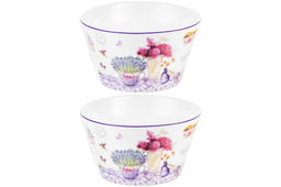 Набор 2 салатников 600 мл 13*13*7,5 см Лаванда NEW BONE CHINA - Elan gallery фото 4