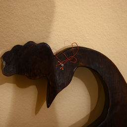 Панно настенное «Павлин», 100 см, дерево албезия