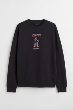 Sudadera con motivo estampado Relaxed Fit