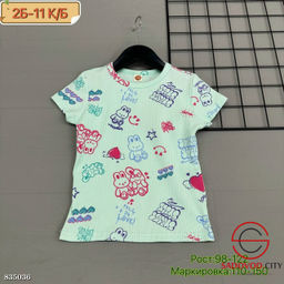Футболка для девочки с рисунком