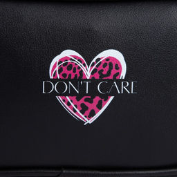 Сумка детская Don't care, иск. кожа, на ремешке, черная, 18х11х6 см - NAZAMOK KIDS фото 4