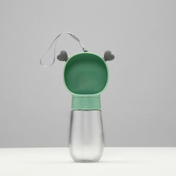 Поилка прогулочная 345 мл, зелёная - Пижон фото 6