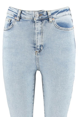 Ac?k Mavi Yuksek Bel Skinny Jeans TWOSS23JE00072 - Trendyolmilla фото 8