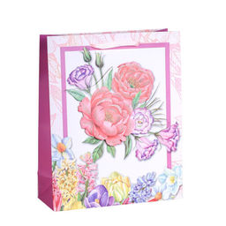 Цена за 12 шт. Пакет подарочный 32x26x10 / 1199M /уп 12/480/Цветы - Галеонтрейд фото 2