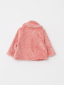 Bebe Yaka Uzun Kollu Kendinden Desenli Pel?? K?z Bebek H?rka - Waikiki фото 2