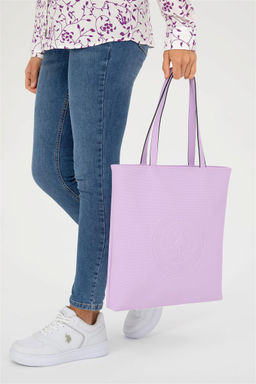 U. S. Polo Assn / Женская сиреневая сумка через плечо - U.s. polo assn фото 2