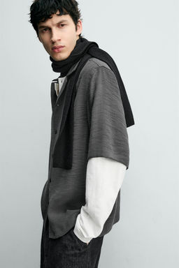 FLUID TEXTURED SHIRT - Zara фото 5