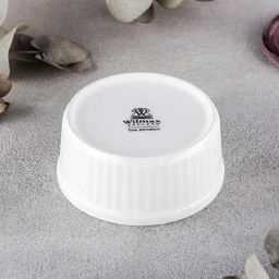 Рамекин Wilmax, 200 мл, d=9 см, фарфор, белый