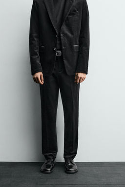 CORDUROY SUIT TROUSERS - Zara фото 2