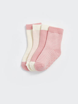 ?izgili K?z Bebek Soket ?orap 4l? - Waikiki фото 2