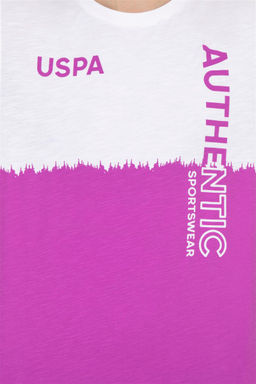 U. S. Polo Assn Мужская фиолетовая футболка с круглым вырезом - U.s. polo assn фото 12